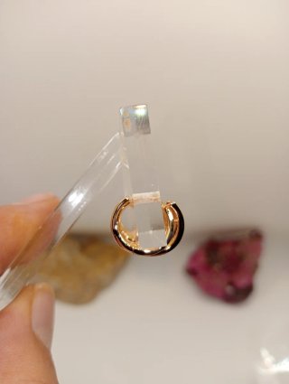Pendientes Xuping Oro Laminado con Circonitas