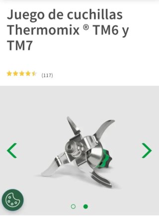 Juego Cuchillas Thermomix TM6 y TM7