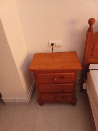 Dormitorio completo madera maciza