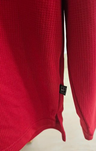 Polo Nike Rojo Manga Larga Y2K