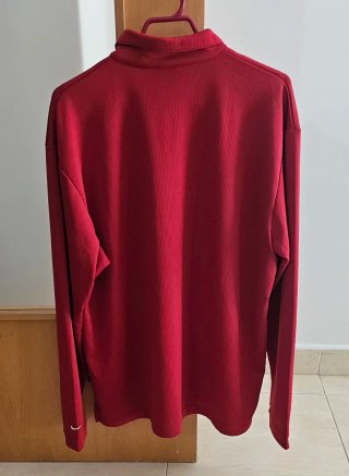Polo Nike Rojo Manga Larga Y2K