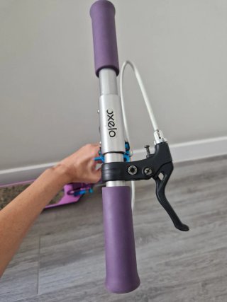 Patinete scooter ajustable Oxelo MID5 morado