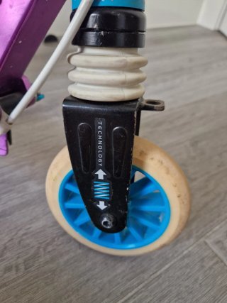 Patinete scooter ajustable Oxelo MID5 morado