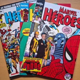 Lote Marvel Héroes Cómics Forum 39 40 41