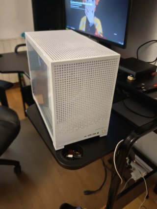 Caja Micro-ATX Jonsbo D32 PRO MESH Blanca