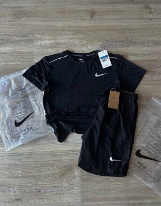 Conjunto Nike Running Talla XXL Negro