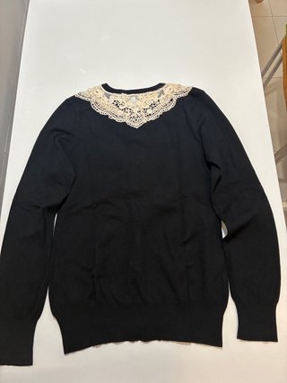 Rebeca Bianco Negra Encaje Talla M