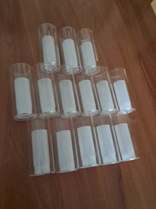 Lámpara araña metalica diseño tulipas