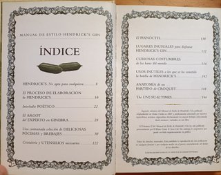 Manual de estilo Hendrick's gin. Volumen II