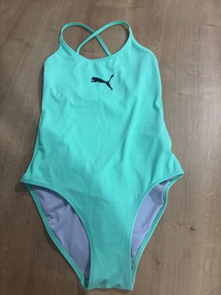 Bañador Puma Mujer Teal y Morado