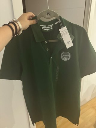 Polo Peanuts Verde Hombre Talla M
