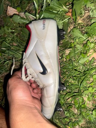 Zapatillas Fútbol Nike Total 90 Blancas