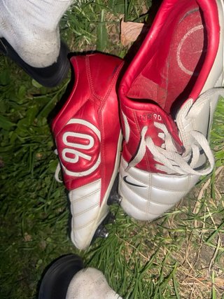 Zapatillas Fútbol Nike Total 90 Blancas