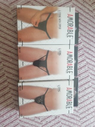 Tangas AMORABLE G-String con cremallera