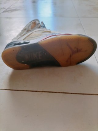 Air Jordan 5 Beige/Bianco