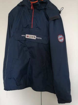 Chaqueta Anorak Pullover Azul
