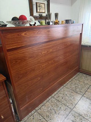 Cama plegable de madera