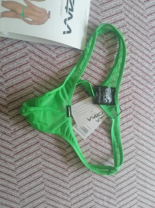 Tanga masculino verde talla L