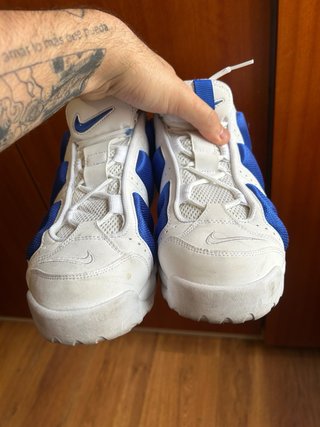 Nike Air More Uptempo Low Blancas/Azules
