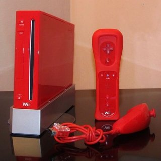 Nintendo Wii Roja Completa
