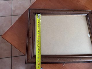 2 Cornici Legno Marrone