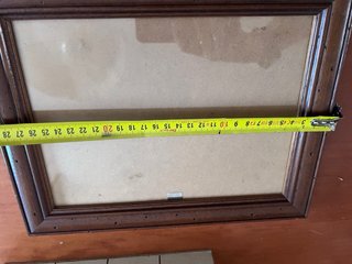 2 Cornici Legno Marrone