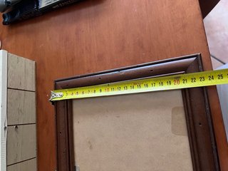 2 Cornici Legno Marrone