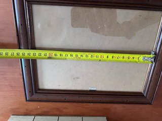 2 Cornici Legno Marrone