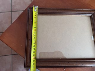 2 Cornici Legno Marrone