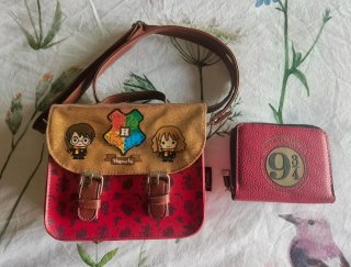 Bolso bandolera y Cartera Harry Potter