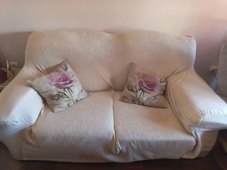 Sofá cama beige