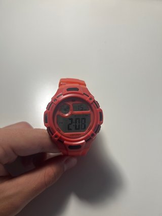 Reloj Digital Naranja WR30M