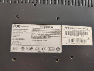Monitor AOC LCD Plata/Negro