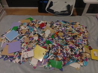 Lotti 6,4 kg di pezzi LEGO