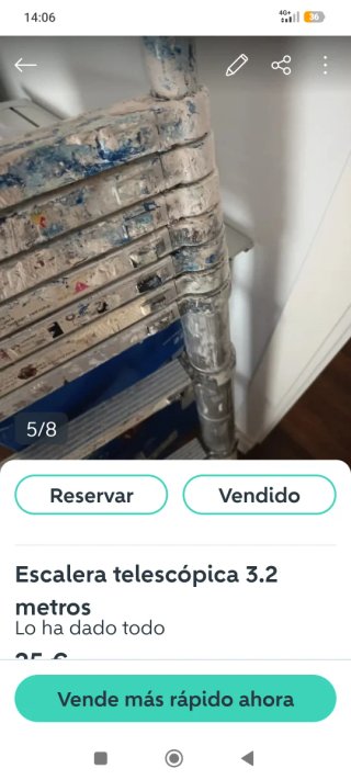 Escalera telescópica 3.2 metros