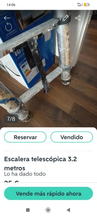 Escalera telescópica 3.2 metros