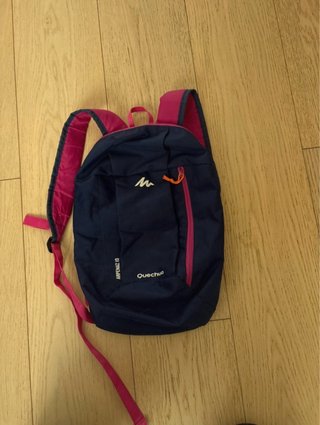 Zainetto Quechua blu e rosa