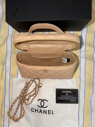 Bolso de mano Chanel Beige