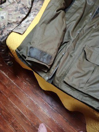 Chaqueta caza verde oliva XL impermeable para caza