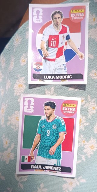 Panini Mundial Qatar 2026 Luka Modric Raul Jimenez