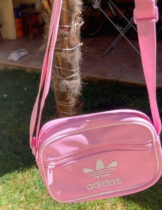 Bolso bandolera rosa Adidas