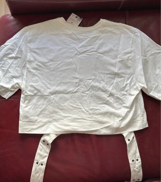Camiseta Zara Blanca Nueva