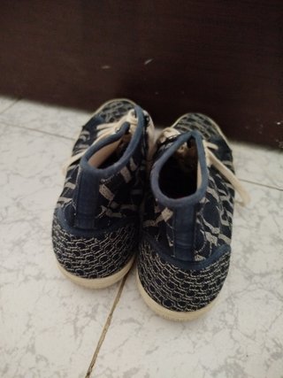 Zapatillas Botín CH Azul/Rojo Talla 44