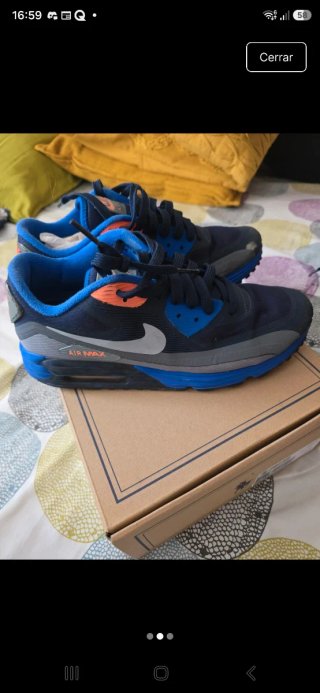Zapatillas Nike Air Max Azul y Naranja