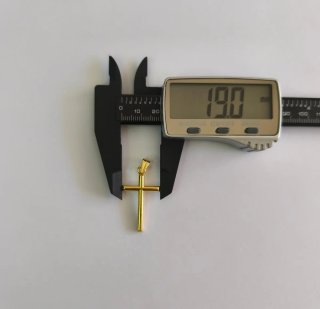 Colgante Cruz Oro 18K