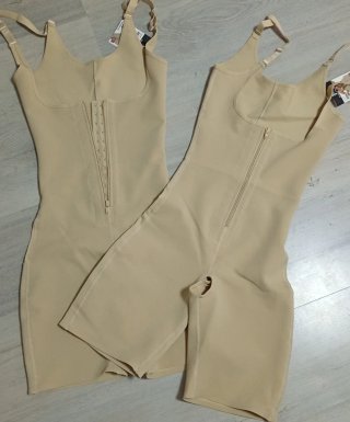 Pack 2 Fajas Colombianas Reductoras Beige