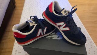 Zapatillas New Balance Azul y Rojo