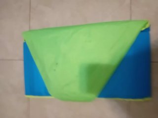 Piscina plegable Nabaiji azul y verde