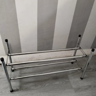 Zapatero Extensible Metálico Plata