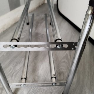 Zapatero Extensible Metálico Plata